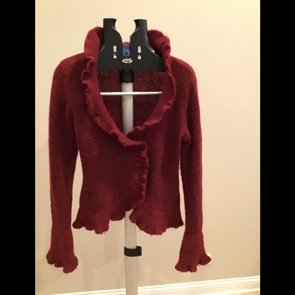 Wool Cardigan. Size S. Feminine   Flattering fit